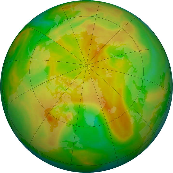 Arctic ozone map for 18 May 2014